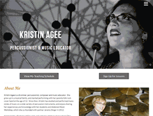 Tablet Screenshot of kristinagee.com